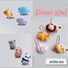 Cute Bean-eyed Plush Animal Zoo Keychains Elephant Koala Panda Lion And More!