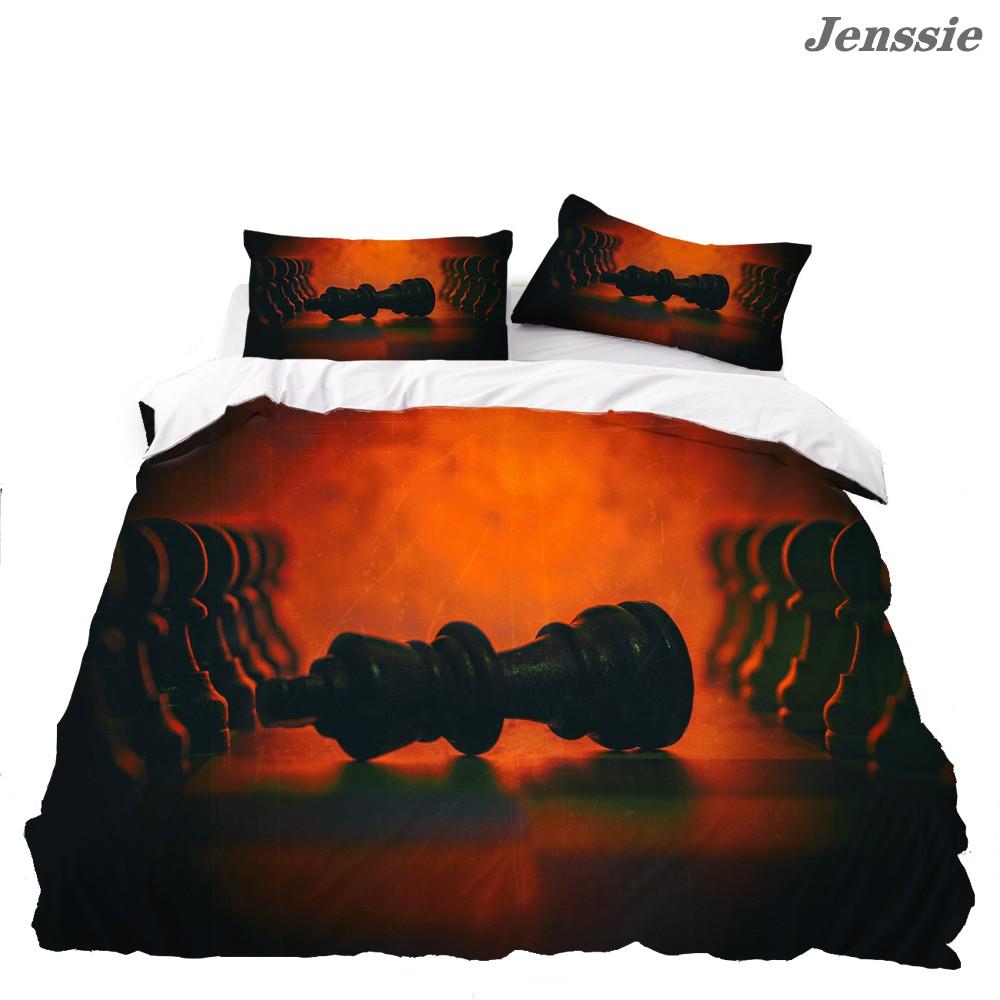 Black White Checkerboard 3D Printed Bedding Set Chess Quilt Cover Adult Duvet Cover 2/3 Piece Luxury Quilt Cover With Pillowcase