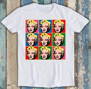 Marilyn Monroe Collage Pop Art Selfie Cult Movie Gift Tee T Shirt M1411