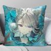 Lynette Anime Game Genshin Impact Pillow Case Square Pillow Bedroom Sofa Leisure Comfort Car Living Room Home Decoration 40X40