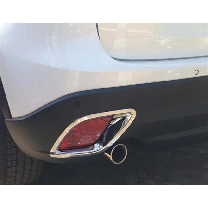 For Mazda CX-5 CX5 2013 2014 2015 2016 ABS Chrome Cover Trim Back Tail Rear Fog Light Lamp Frame Lamp Cover Trim Car-styling