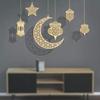 Eid Mubarak Pendant Eid Mubarak Festival Party Decor Supplies Nontoxic Home Decoration for Doors Windows