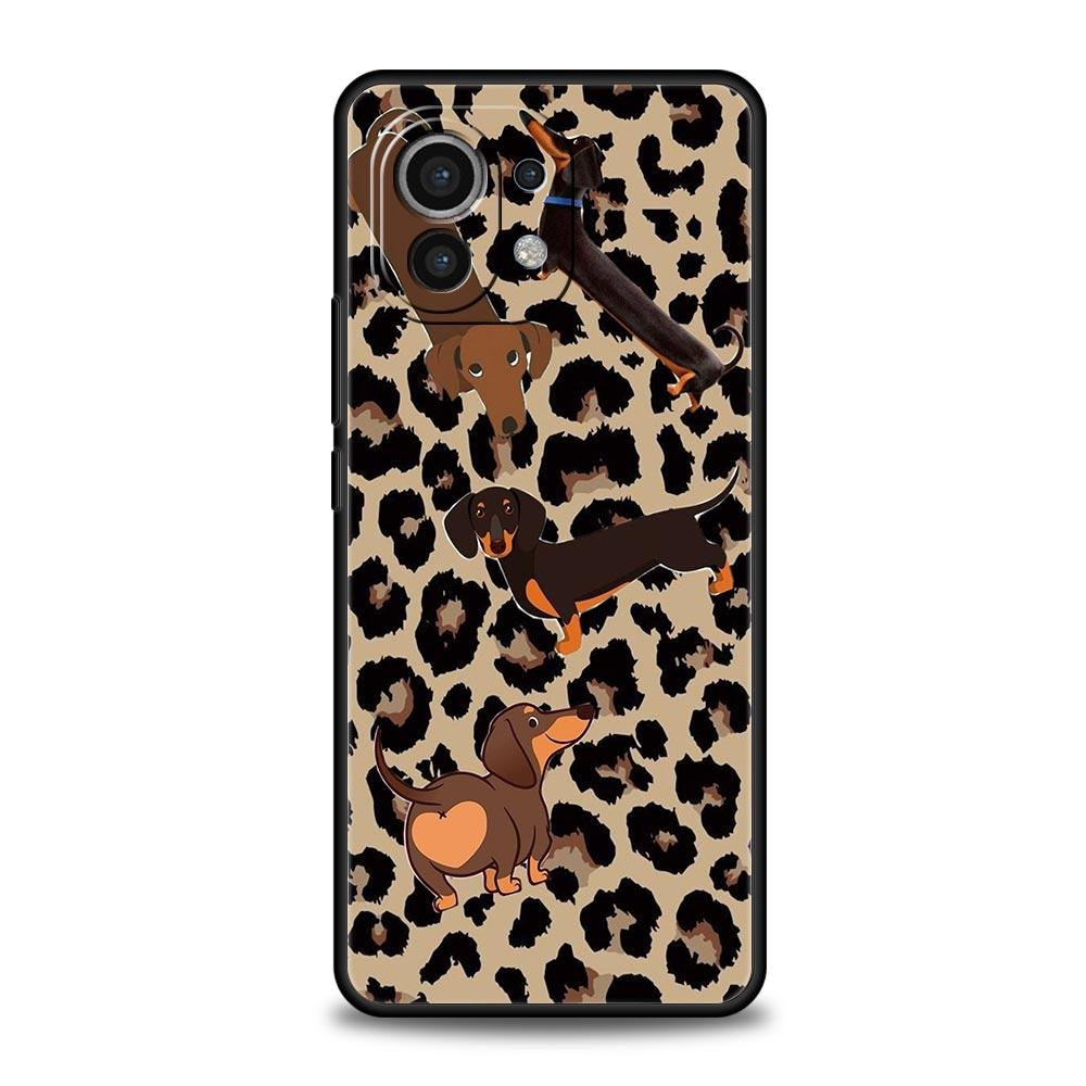 Cute Dachshund Bulldog Phone Case For Xiaomi Mi 17 15T 15 14 14T 13T 12T Pro 12 13 Lite 5G 11T Poco X6 X7 X5 Pro Soft Cover