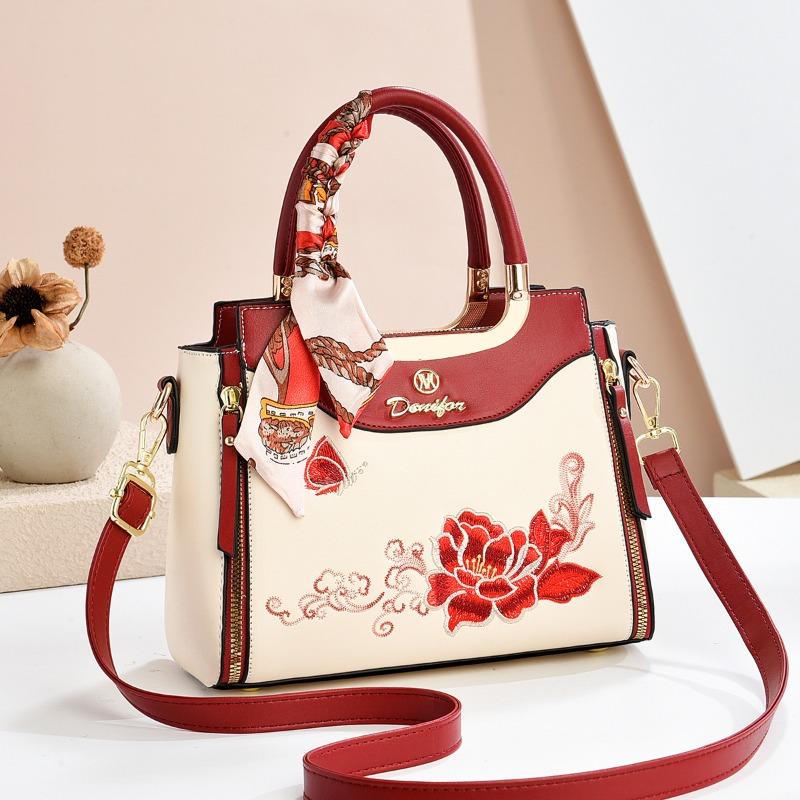 Luxury Embroidered Handbags Women Bags Designer High Quality Casual Tote Sac Women Shoulder Crossbody Bags Bolsa Feminina