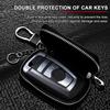 1Pcs Leather Emblem Car Key Case Keychain Zipper Key Case Bag For Lexus CT ES GS NX IS250 CT200h IS300h ES300h ERX400h NX300h SQ0