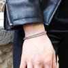 [Earneck Hands] Surgical Steel 6mm Matte Chain Bracelet (S6660514)