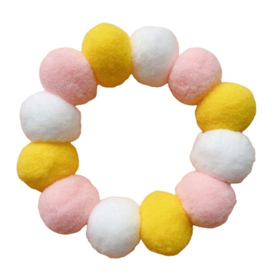 Cat Colorful Plush Balls Collar Dog Neck Ring Strap Pet Photography Accessories