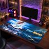 Erling Haaland Custom Large Mouse Pad, Personalized Name Text Print, Football Logo Non‑Slip Desk Mat Gaming Gift
