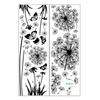 2 Blatt Pusteblume Wildblume Und Stick Blumen Wandaufkleber Abziehbar Schmetterlinge Wandsticker