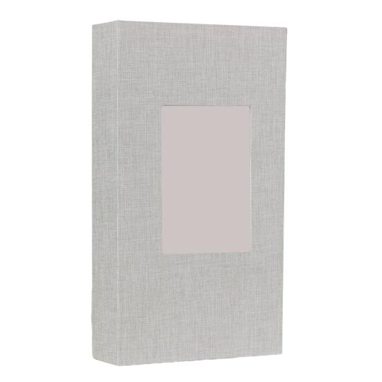 Photo Album 4x6 with 300 Pockets Linen Cover Picture Scrapbook with Front Window Slip-in Vertical Photo Book for Personalized Wedding Vacation