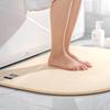 Bathroom Non-slip Mat Moisture-wicking Bathroom Mat Thickened Solid Color Fluff Home Foot Mat Bathroom Carpet Entry
