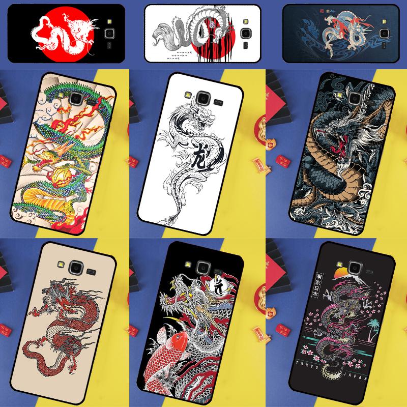 Japanese Dragon Style For Samsung Galaxy M06 M16 M14 M34 M54 M11 M21 M31 M13 M33 M35 M53 M55 M15 M12 M32 M52 Case