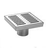 Square Design Floor Drain Made of 304 Stainless Steel and ABS Base American Type 4/5/6 Inch Selection Bathroom Drain Home Use