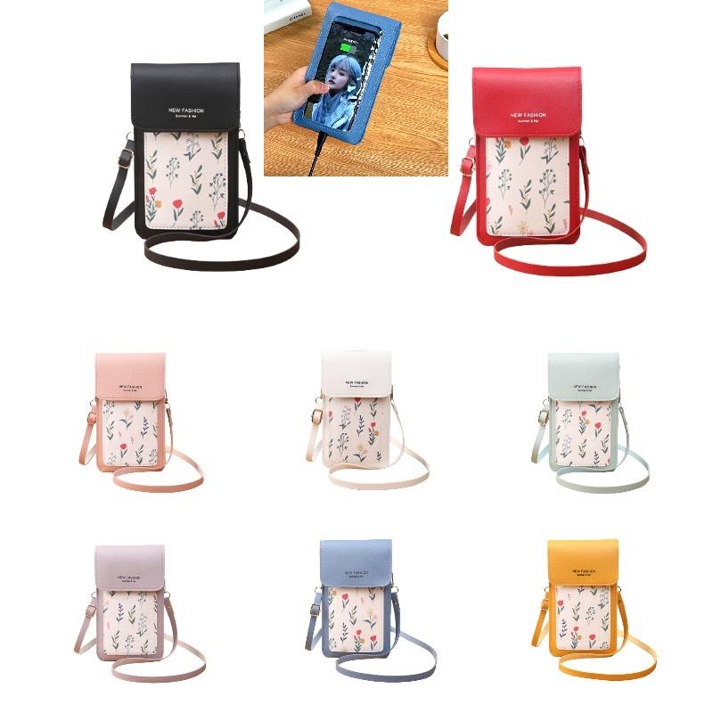 Mini Shoulder Bag For Girls Trendy Letter And Floral Prints Easy To Carry