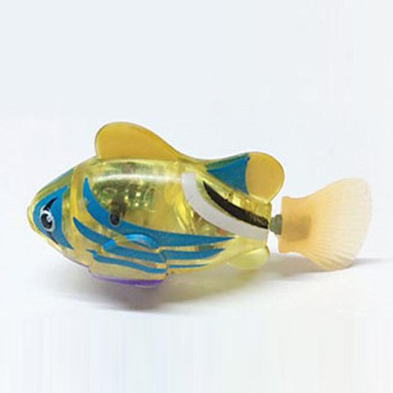 Pet Cat Toy LED Interactive Swimming Robot Fish Toy for Cat Glowing Electric Fish Toy To Stimulate Pet's Hunter Instincts