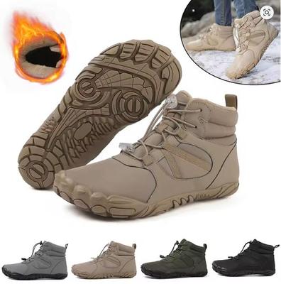 Men Women Waterproof Winter Boots Snow Barefoot Casual Shoes Outdoor Warm Work Shoes Ankle Shoes for Trekking Climbing Hiking