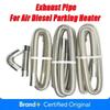 60cm 100cm 120cm 150cm 200cm 250cm 300cm Air Diesel Parking Heater Stainless Steel Exhaust Pipe Tube Gas Vent Hose Car Truck VAN