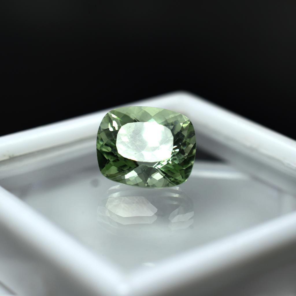 Stunning Natural Bluish Green Sapphire 8.45 Ct Cushion Certified Loose Gemstone