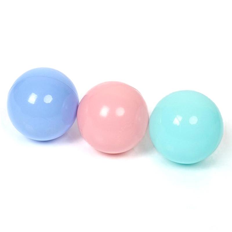 Amuzant 100/200 minge colorată din plastic moale minge oceanică jucării pentru piscină pentru copii