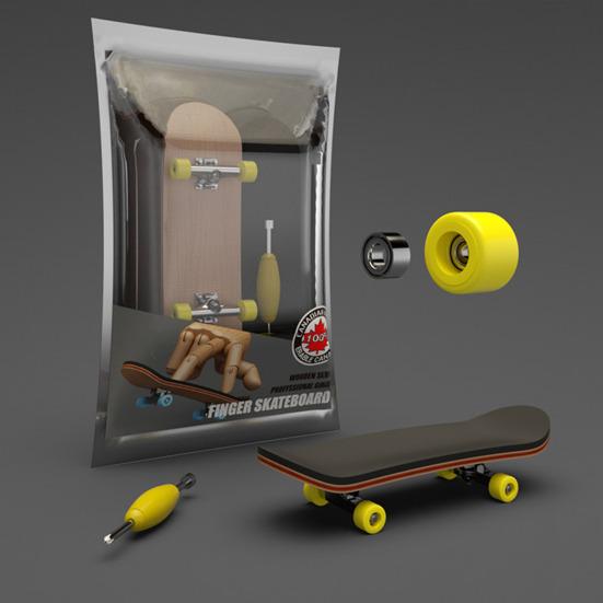 Mini Finger Skateboard Toy with Ball Bearings Wheels Professional Wooden Alloy Small Finger Board Teens Adults Sport Training Props