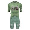Road Bike Cycling Suit Short-sleeved Suit Men's Moisture-wicking Mountain Bike Riding Top Cycling Pants Summer