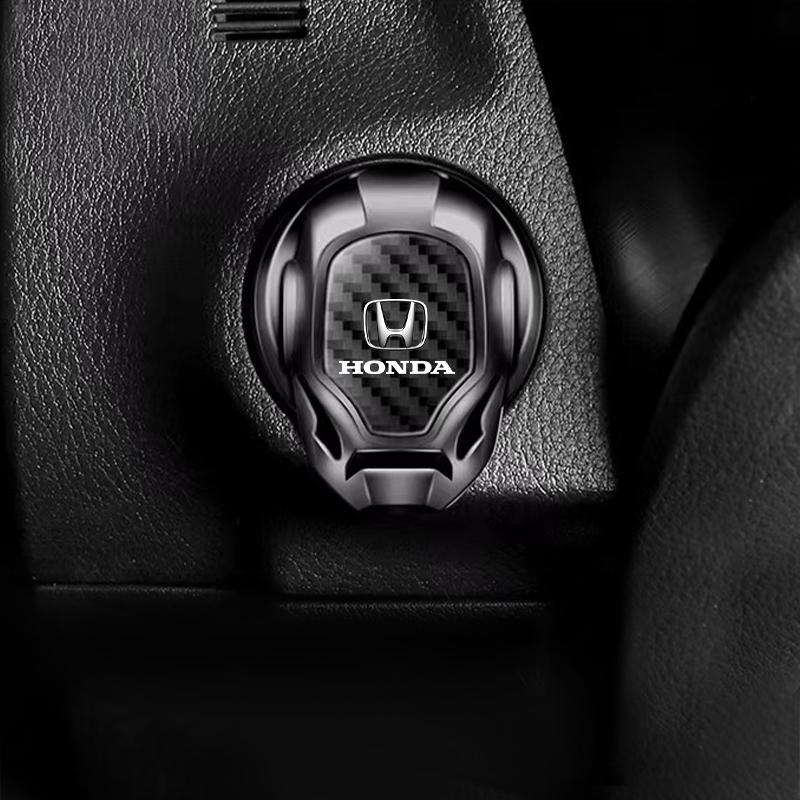 1Pcs Car One-Click Start Buttons Protective Cover Decoration for Honda Mugen Power TypeR Jazz City Civic Inspire Accord FIT HRV CRV Odyssey Jade