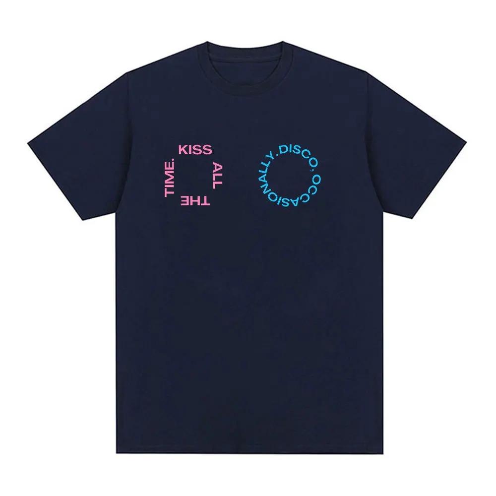 Harry Styles Kiss All The Time Disco Occasionally 2026 Tour Graphic TShirt Unisex Harajuku Style Loose Cotton TShirt
