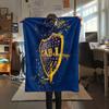 Club Atlético Boca Juniors Flannel Blanket, High Quality Comfortable for All Seasons, Home Decor, Warmth and Comfort