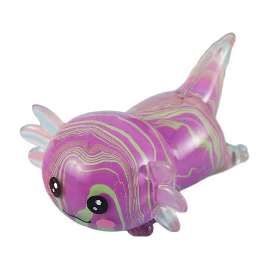 Cute Newt Shape Squeeze Toy TPR Soft Slow Rebound Toy Odorless Stress Relief Decompression Toy for Kids