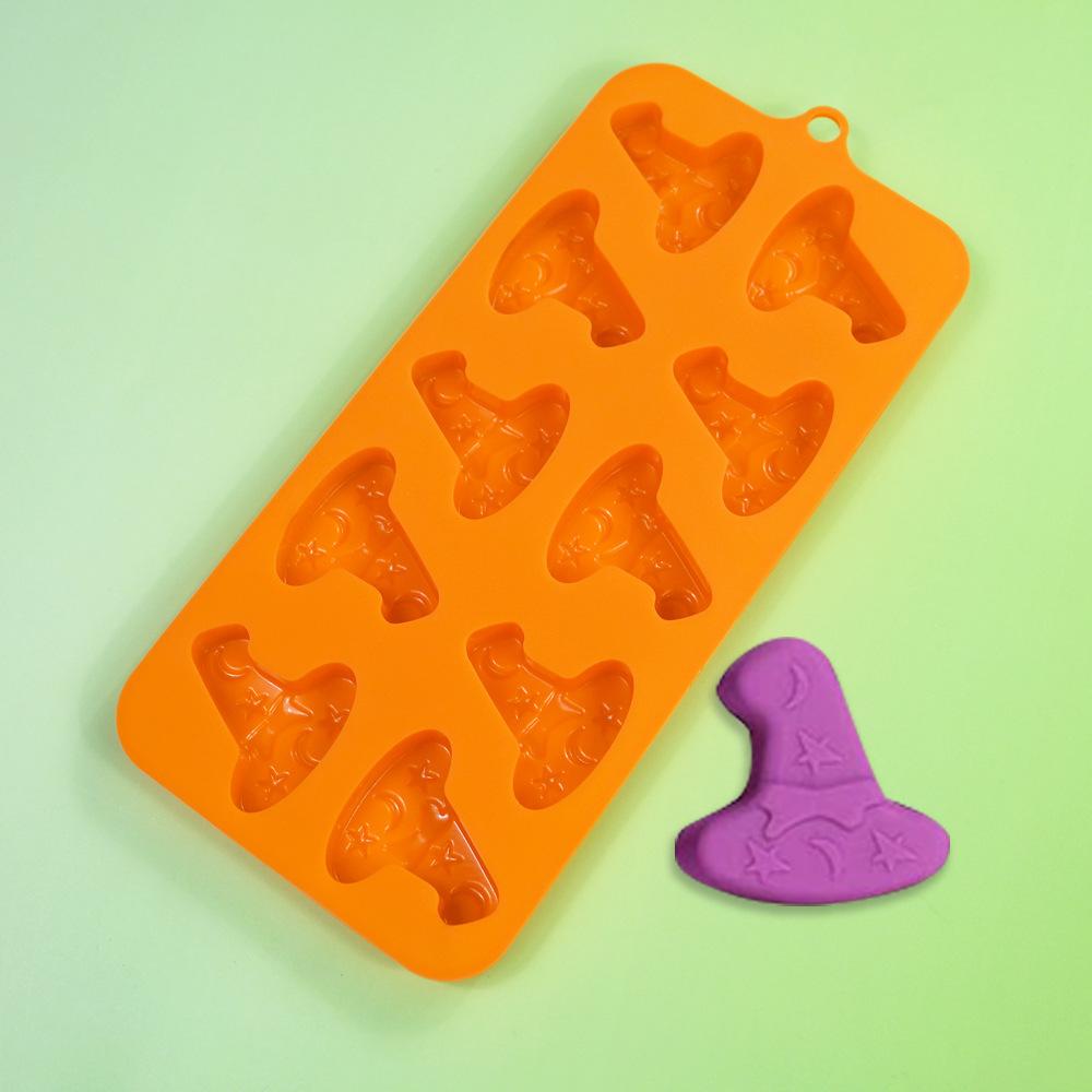 Halloween Pumpkin Chocolate Silicone Mold DIY Mini Ghost Biscuit Candy Baking Accessories Candle Mould Cake Decorating Tools