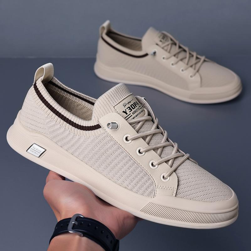 New Men's Casual Shoes Breathable Mesh Sneakers Thin One-foot Versatile Student Shoes Men's