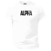 Alpha T Shirt Gym Clothing Bodybuilding Training Workout Exercise Muscles Top