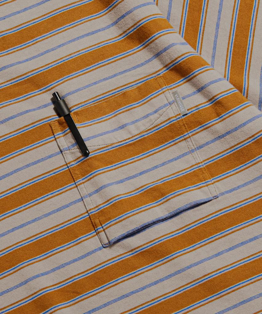 ESPIONAGE Multi Border Pocket Tee Orange