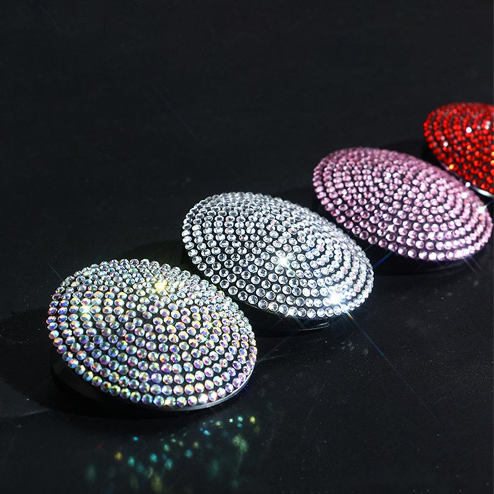 Car Ignition Onekey Start Stop Push Button Switch Button Protective Cover Auto Decoration Interior Rhinestone Engine Accessories