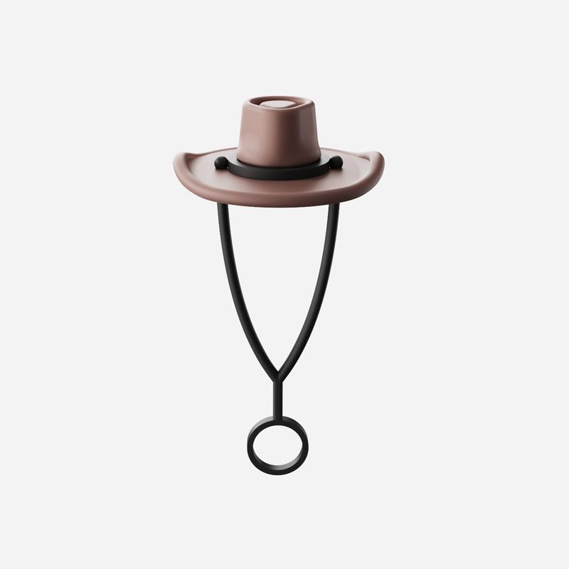 Large Calibre Creative Personality Cartoon Doll Dust Plug Straw Cap