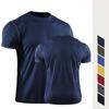 T-shirt da uomo, abbigliamento da palestra, compressione, fitness, bodybuilding, abbigliamento sportivo