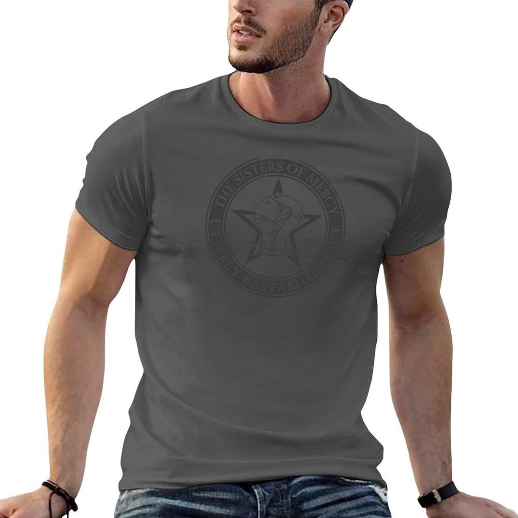 The Sisters Of Mercy Utterly Bastard Groovy Dark Grey Tshirt T Shirts For Unisex Pack White Cotton T Shirt Unisex Tshirt