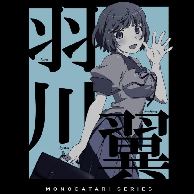 Série Tsubasa Velikost L <Monogatari> Tričko, Hanekawa,