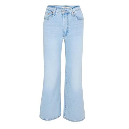 Levis Womens/Ladies Ribcage High Rise Wide Leg Jeans