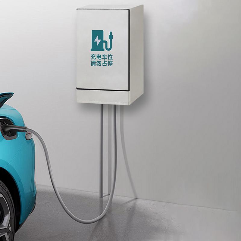 EV Charger Station Rain Cover Waterproof Car Charging Pile Protector Cover Dustproof Electric Vehicle Sun Blocking Fabric For