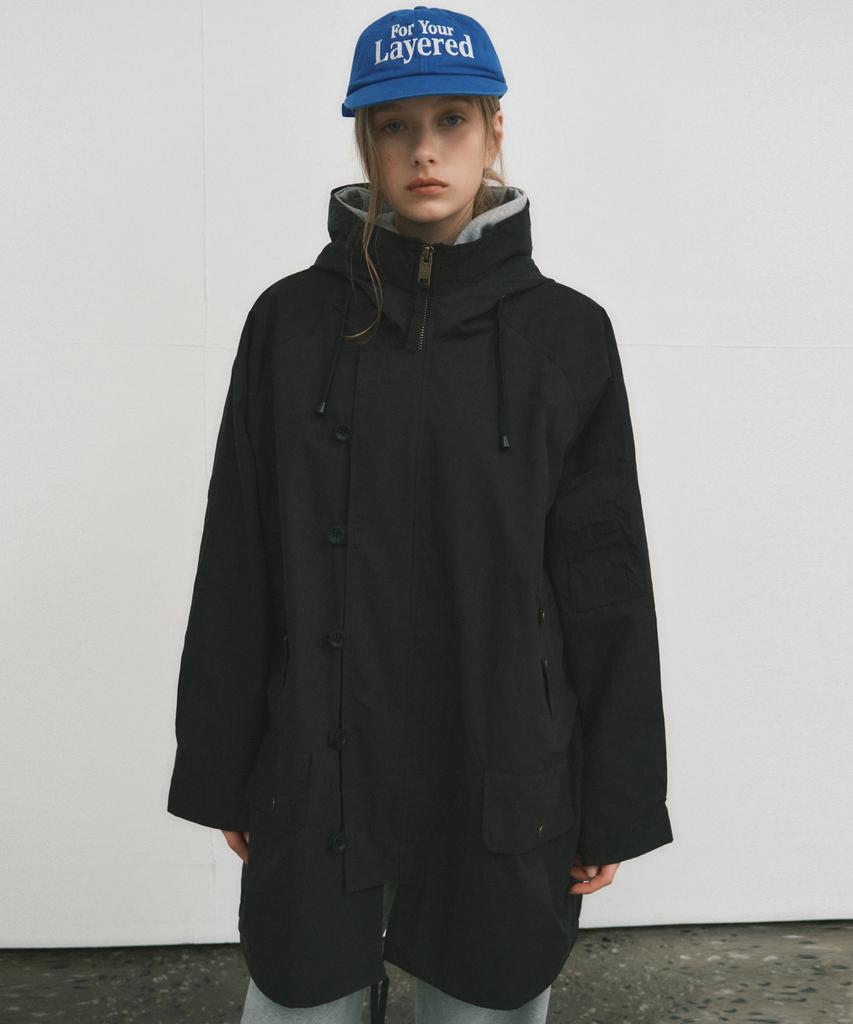 Wednesdayoasisforwomen W/N-3B Fishtail Flight Jacket_Black(Wc25-Ot03)