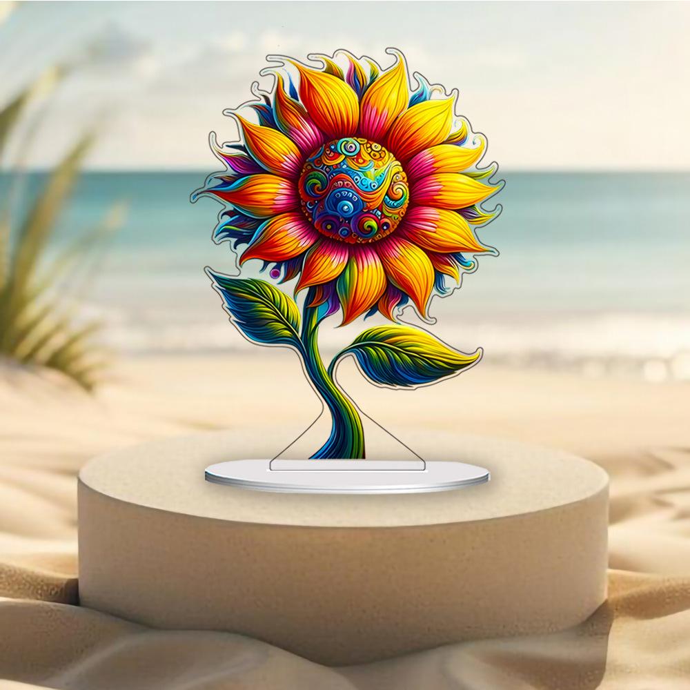 Cartoon Sunflower Pattern, Creative Decoration, Home Living Room Decoration, Entrance Desk Decoration, Decoration, Gift Giving, Birthday Gift