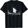 Viking Ship T-Shirt - Odin And Valhalla Tee Shirts Gift Unisex T-Shirt