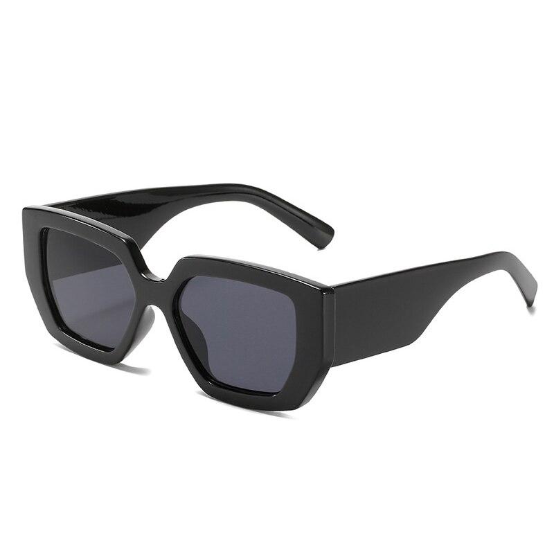 Retro Oversized Cat Eye Women Sunglasses Fashion Brand Designer Wide Legs Eyewear Shades UV400 Men Colorful Sun Glasses EMA