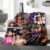 Yamal Football Stars Printed Flannel Breathable and Warm Blanket, a Stylish Home Gift, Suitable for Home, Office and Bedspread Use. 090111