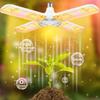 2/3/4 Fan leaf Foldable LED Grow Light Full Spectrum E27 Plant Growing Light Фітолампа Лампа для кімнатних рослин Квіткова розсада