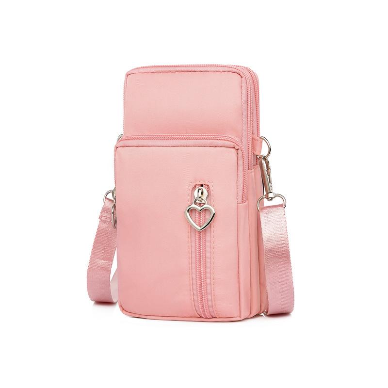 Korean Style Women's Crossbody Phone Bag - Mini Vertical Coin Purse Pouch