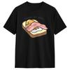 Men's Gudetama Thankful For Sleep Toasty T-Shirts 100% Cotton Top Tees Short-Sleeve T-Shirt O-Neck Harajuku Tshirt Plus Size 5XL