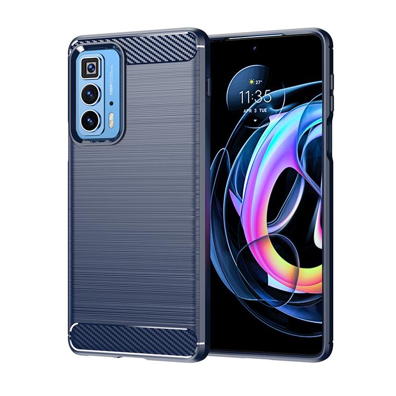 For Cover Motorola Edge 20 Case For Motorola Edge 20 Bumper Silicone Carbon Fiber Shell Back Case For Moto Edge 20 Edge20 Cover
