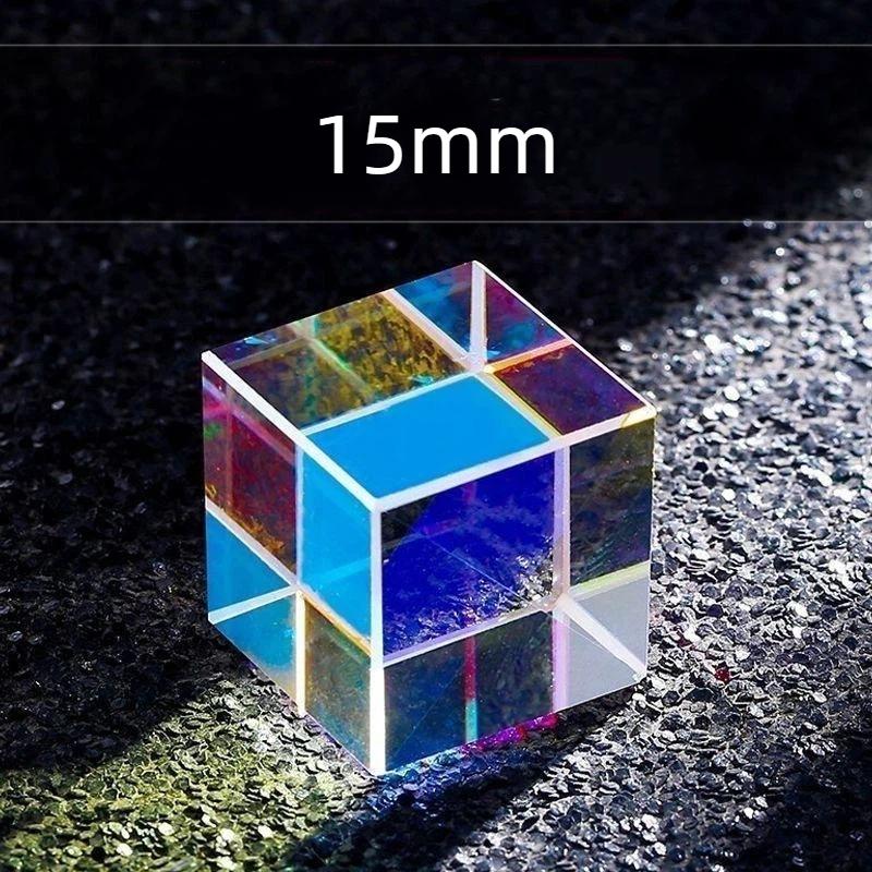 3D Optical Magic Cmy Cube 15/20Mm Hexahedral  Color Prism Creative Stress Relief Toy For Office Desktop Pography Use